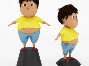kids-sculptures 01 3D Model