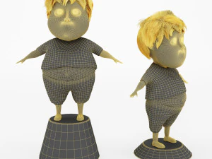 kids-sculptures 01 3D Model