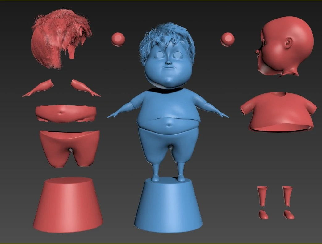 kids 3d print02 3D Print Model .c4d .max .obj .3ds .fbx .stl .blend