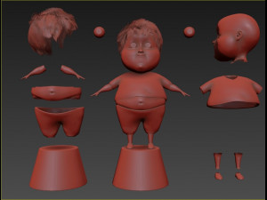 kids 3d print02 3Dプリントモデル