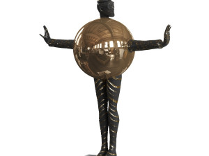 bauhaus sphere woman Modelo 3D