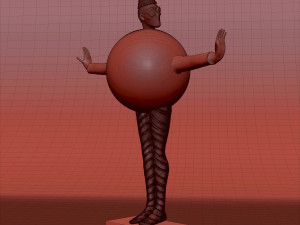 bauhaus sphere woman Modèle 3D
