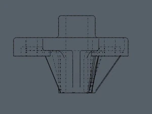 wiper bushing for both sides for cars nissan cefiro and maxima in 33 body 3D Print Model