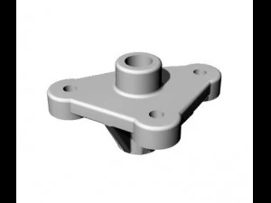 wiper bushing for both sides for cars nissan cefiro and maxima in 33 body 3D Print Model