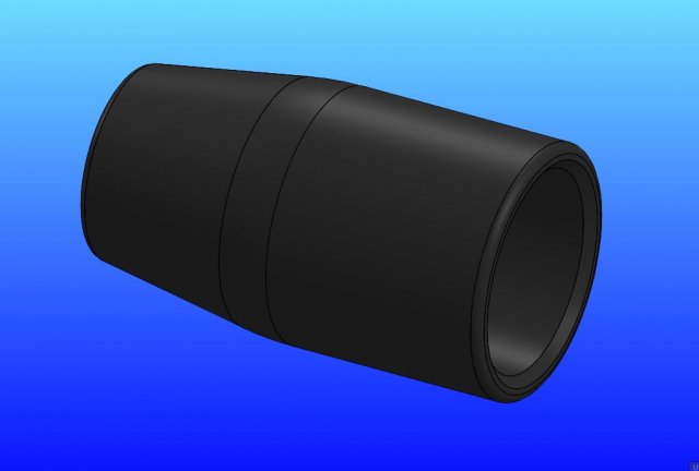 wet-dry vac reducer fitting Model Cetak 3D .c4d .max .obj .3ds .fbx .stl .blend 