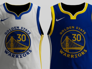 Jersey Golden State Warriors 3D Model