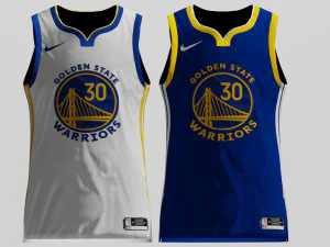 Jersey Golden State Warriors 3D Model