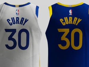 Jersey Golden State Warriors 3D Model