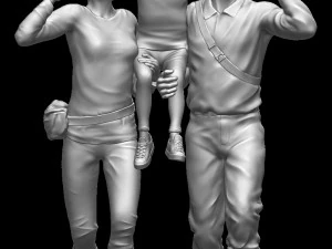 familie 3D printmodel
