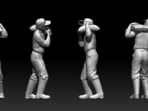 man Modelo de Impressão 3D