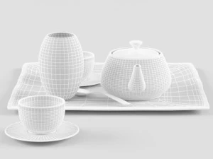 tea set 3D Model