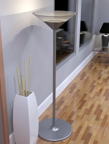 floor lamp 3D Model .c4d .max .obj .3ds .fbx .stl .blend 