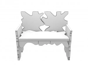 bench suar 3D Model