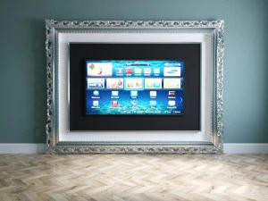 baguete de m&oacute;veis de tv Modelo 3D