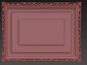 tv furniture baguette 3D Model