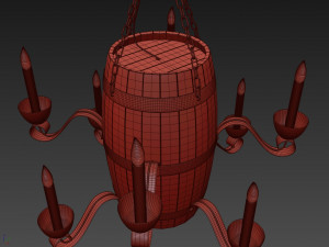 barrel lamp2 3D Model