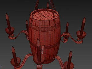 lampe tonneau2 Modèle 3D