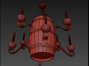 lampe tonneau2 Modèle 3D