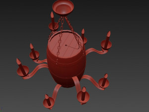 barrel lamp2 3D Model