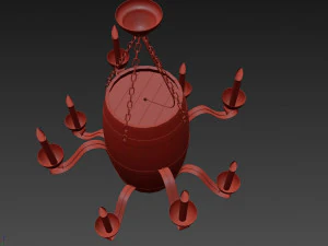 lampe tonneau2 Modèle 3D