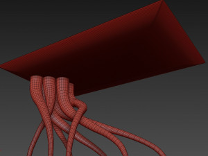 table wood 2 Modelo 3D