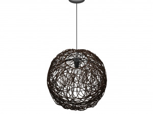 rattan lamp wicker Model 3D