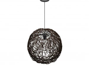 rattan lamp wicker 3D Model