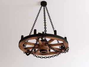 koło lampy Model 3D