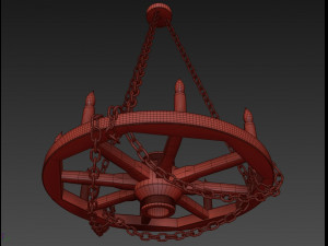 lamp wheel Modelo 3D