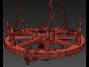 lamp wheel Modelo 3D