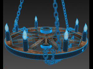 lamp wheel Modelo 3D