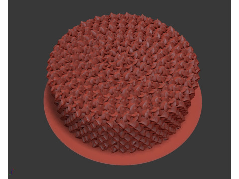 彩虹蛋糕 3D 模型