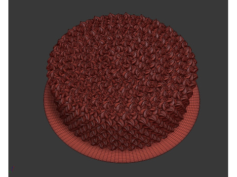 彩虹蛋糕 3D 模型