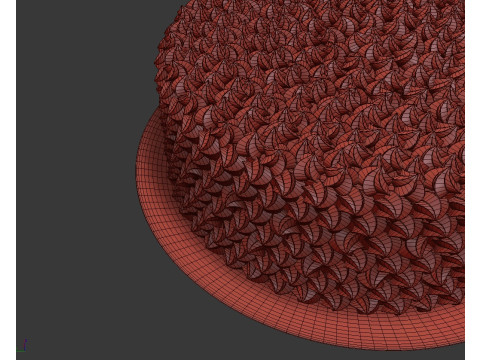 彩虹蛋糕 3D 模型