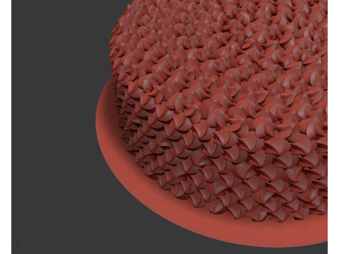 彩虹蛋糕 3D 模型