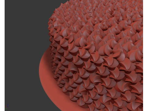 彩虹蛋糕 3D 模型