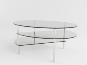 glass table 3Dモデル