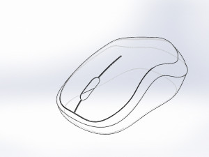 mouse housing 3d printed model 3D मॉडल