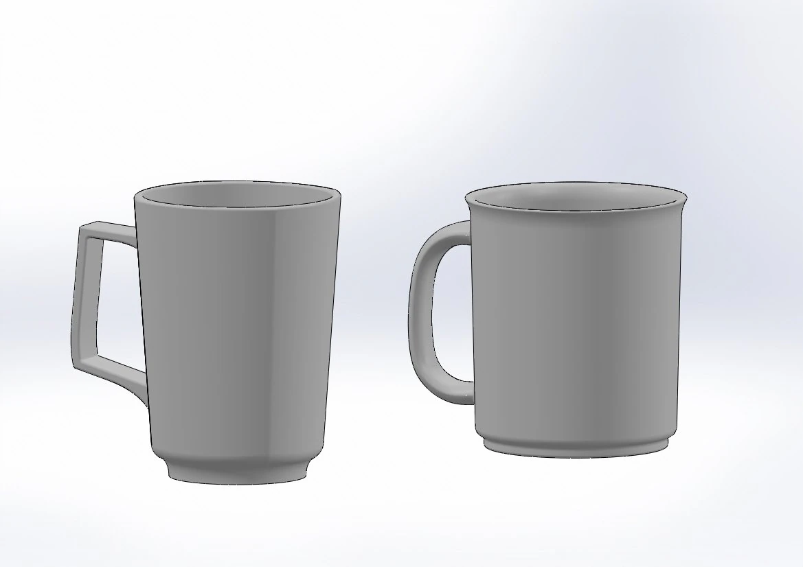 mugs 3d printed model 3D Print Model .c4d .max .obj .3ds .fbx .stl .blend 