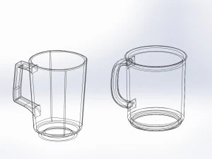 mugs 3d printed model 3D Print Model