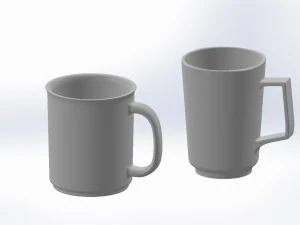 mugs 3d printed model 3D Print Model