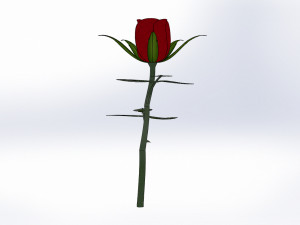 rose flower 3D 打印模型