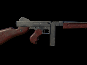 submachine thompson m1928a1 3D 모델