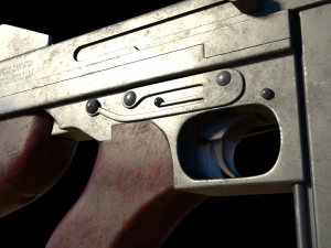 submachine thompson m1928a1 3D 모델