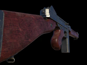 submachine thompson m1928a1 3D Model