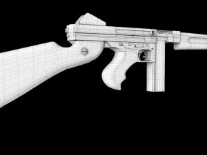 submachine thompson m1928a1 3D Model