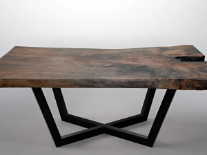 wood slab table 3D Model