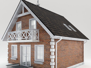 cottage 3D-Modell