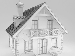 cottage 3D-Modell