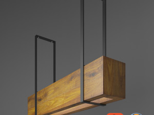 wood light 3D Модель